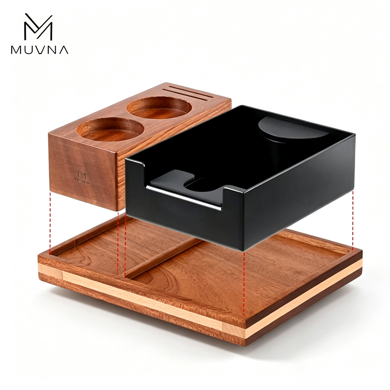 Espresso Tamper Station - MUVNA – многофункциональная подставка для приготовления