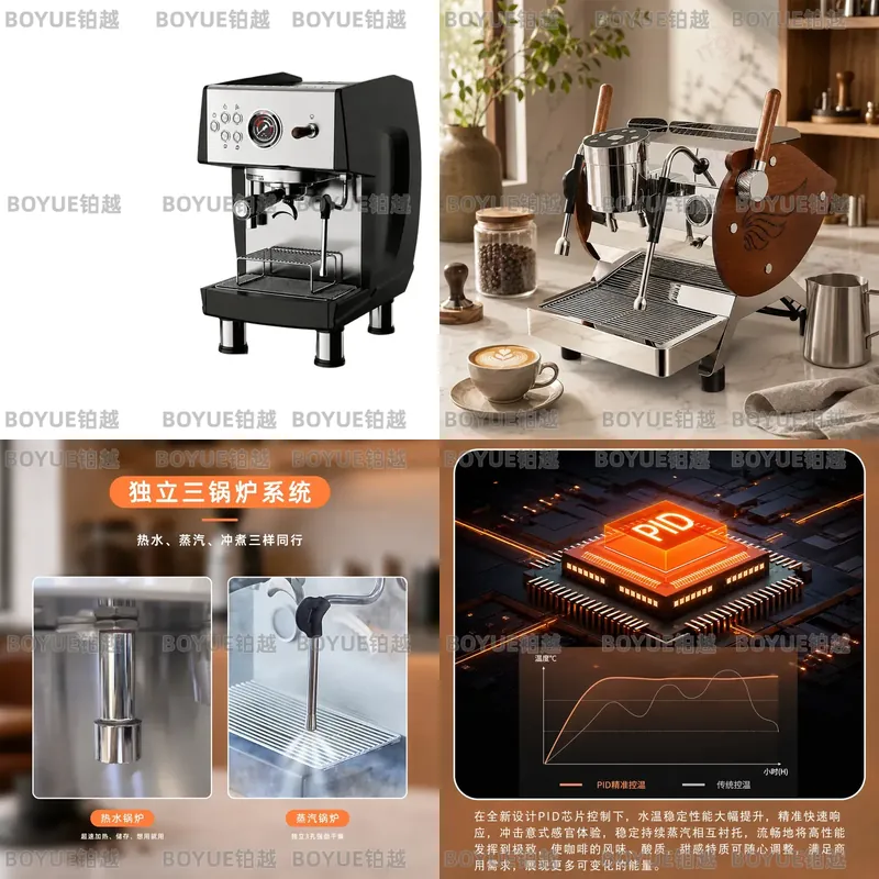 Semi Automatic Espresso Machine Pid - Коммерческая полуавтоматическая кофемашина для эспрессо с