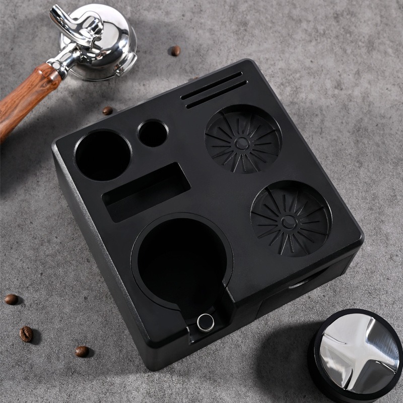 Черная станция для темперовки  – обзор и цена Espresso Tamper Station