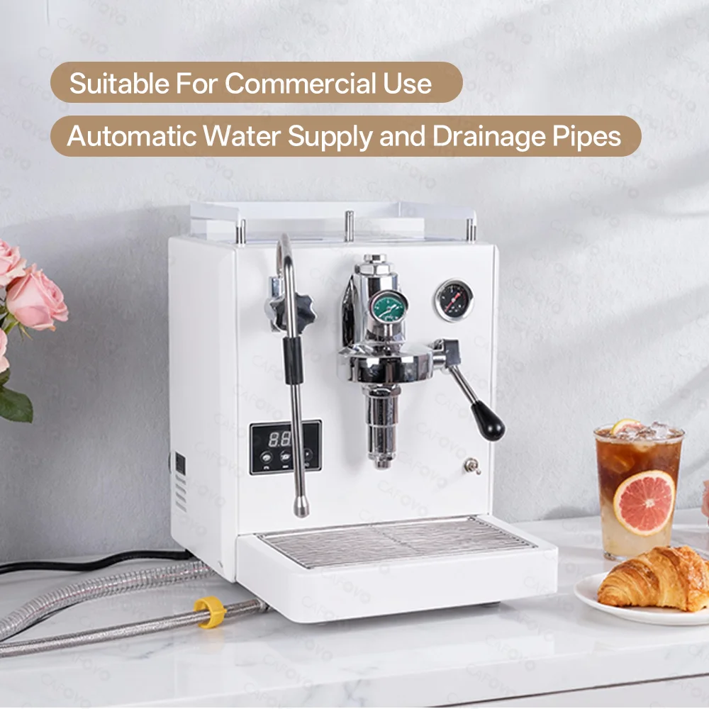 Кофемашина CAFOVO E133 Real E6 – обзор и цена Semi Automatic Espresso Machine Pid