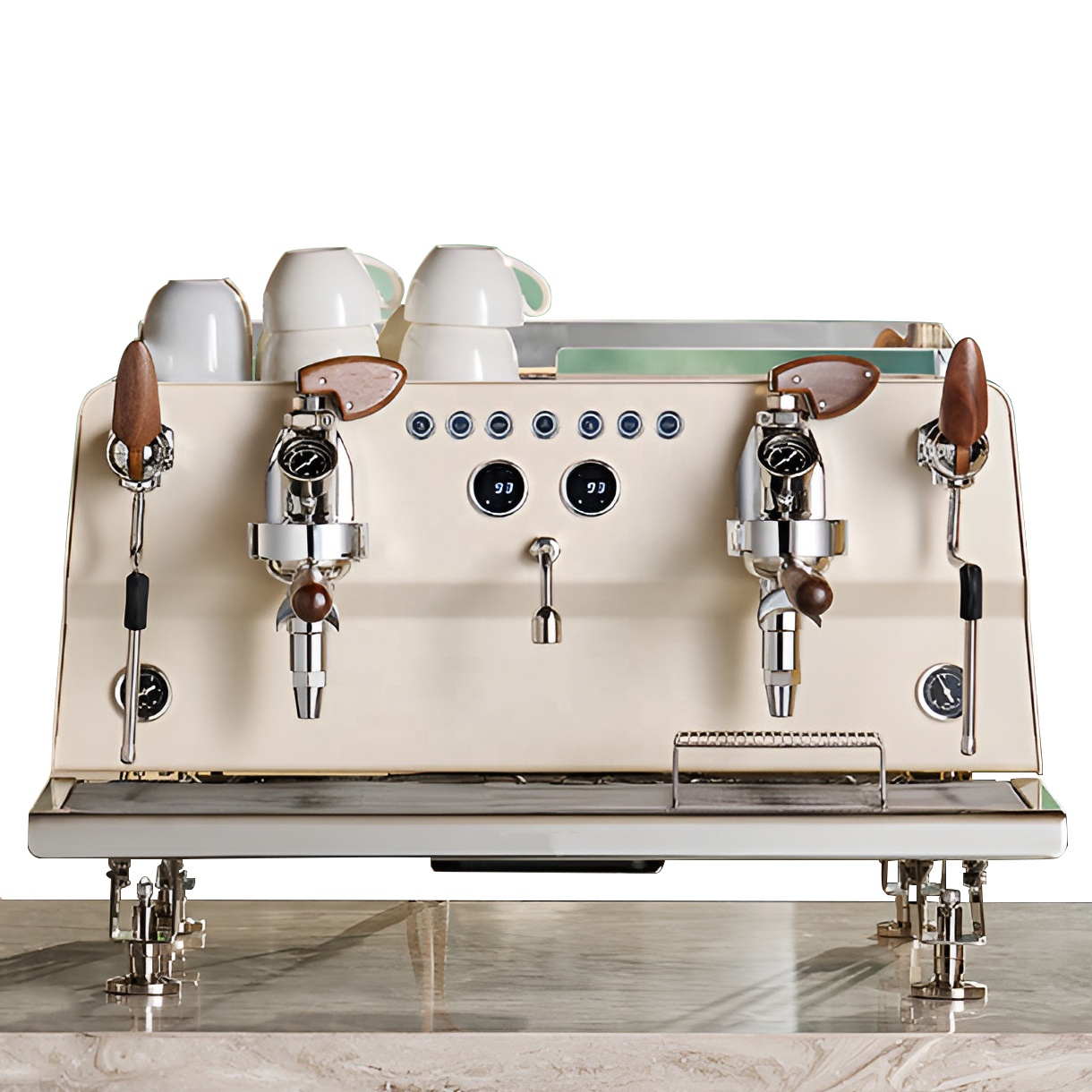 Новая полуавтоматическая двухг – обзор и цена Commercial Espresso Machine 2 Group