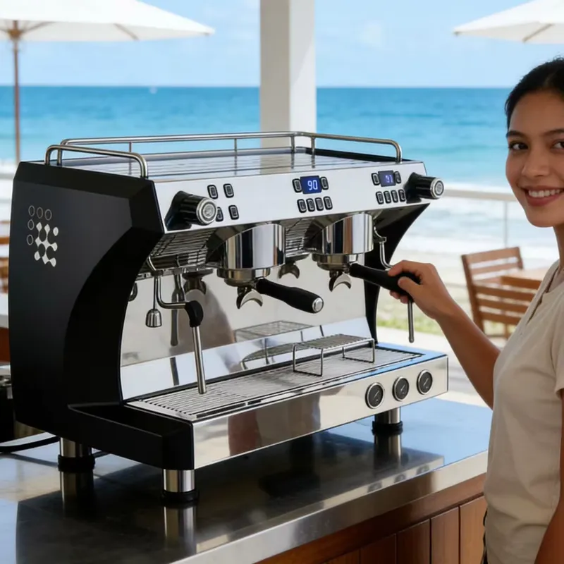Для роторного насоса E61, 2 гр – обзор и цена Commercial Espresso Machine 2 Group