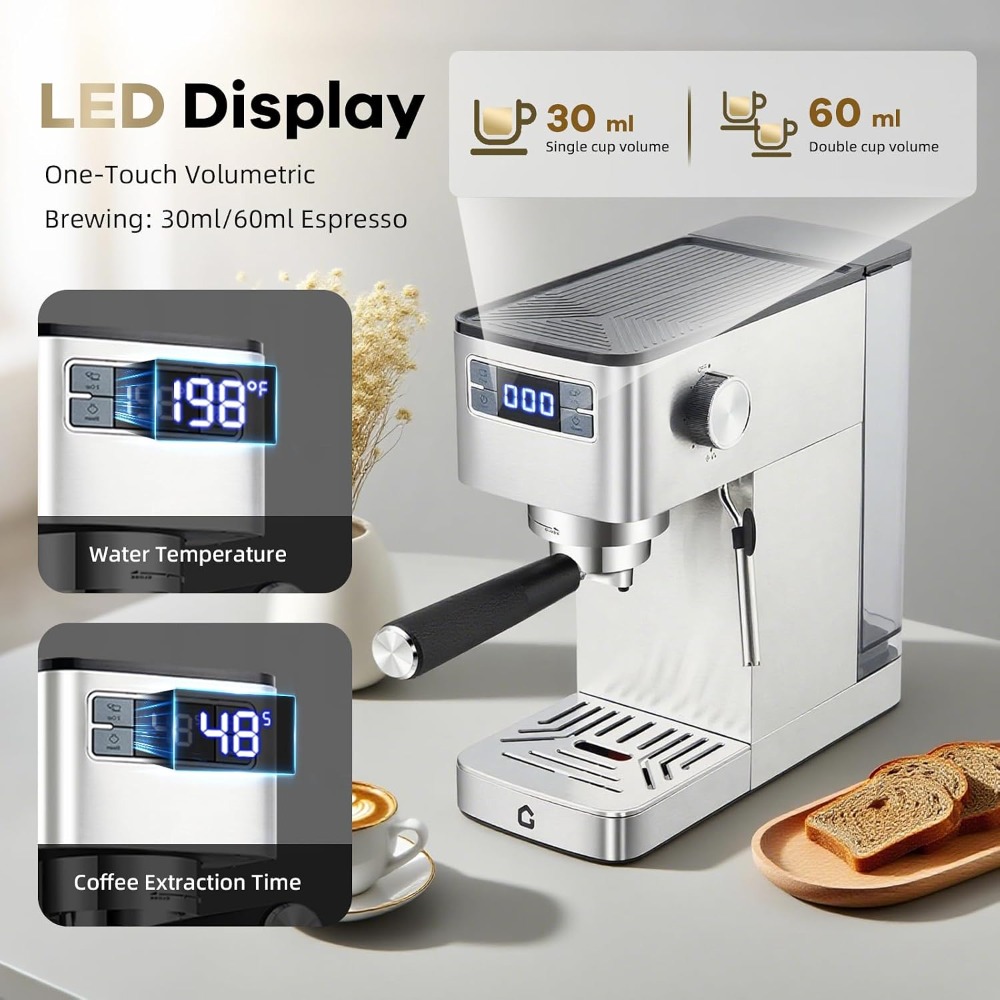 Компактная эспрессо-машина Gar – обзор и цена Espresso Machine Dual Boiler