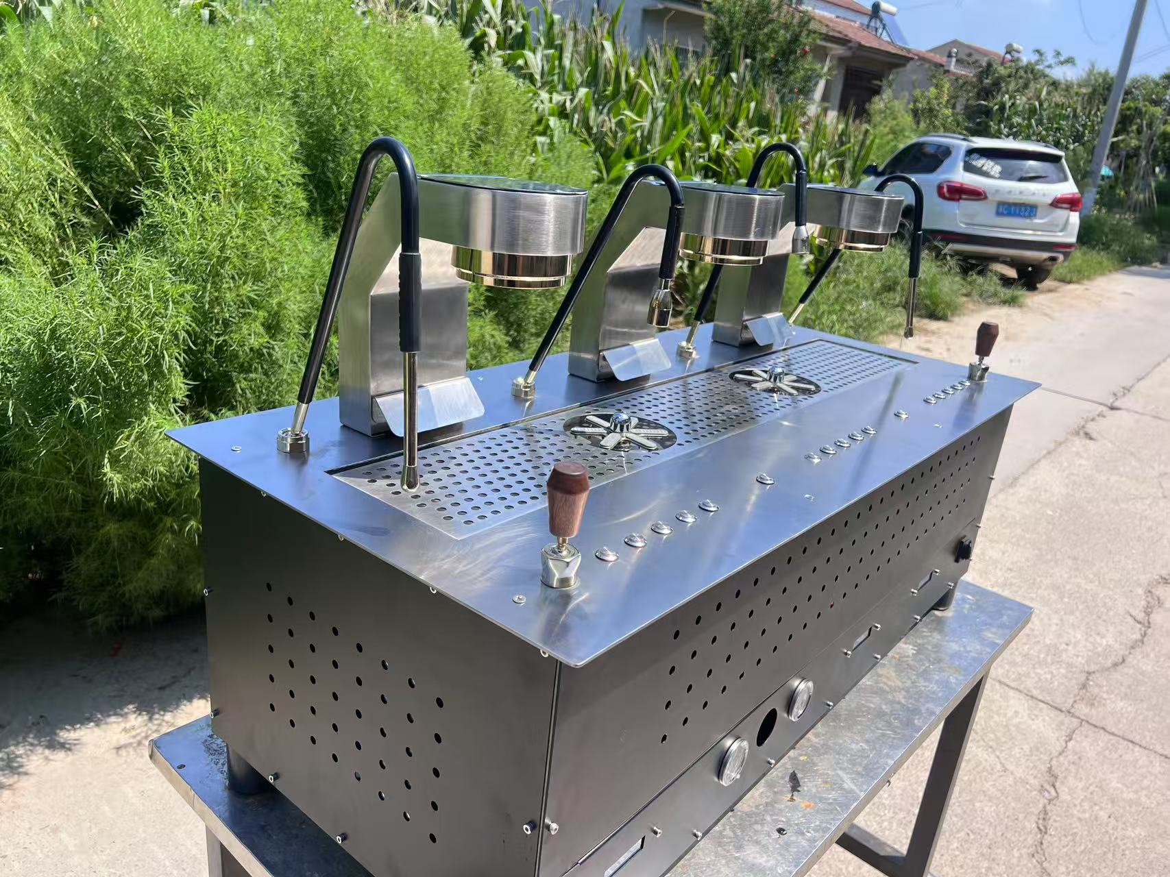 Профессиональная двухгруппная  – обзор и цена Commercial Coffee Machine 3 Group