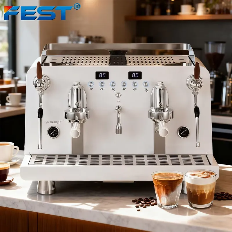 【CHIMU HOME】Полуавтоматическая – обзор и цена Commercial Espresso Machine 2 Group