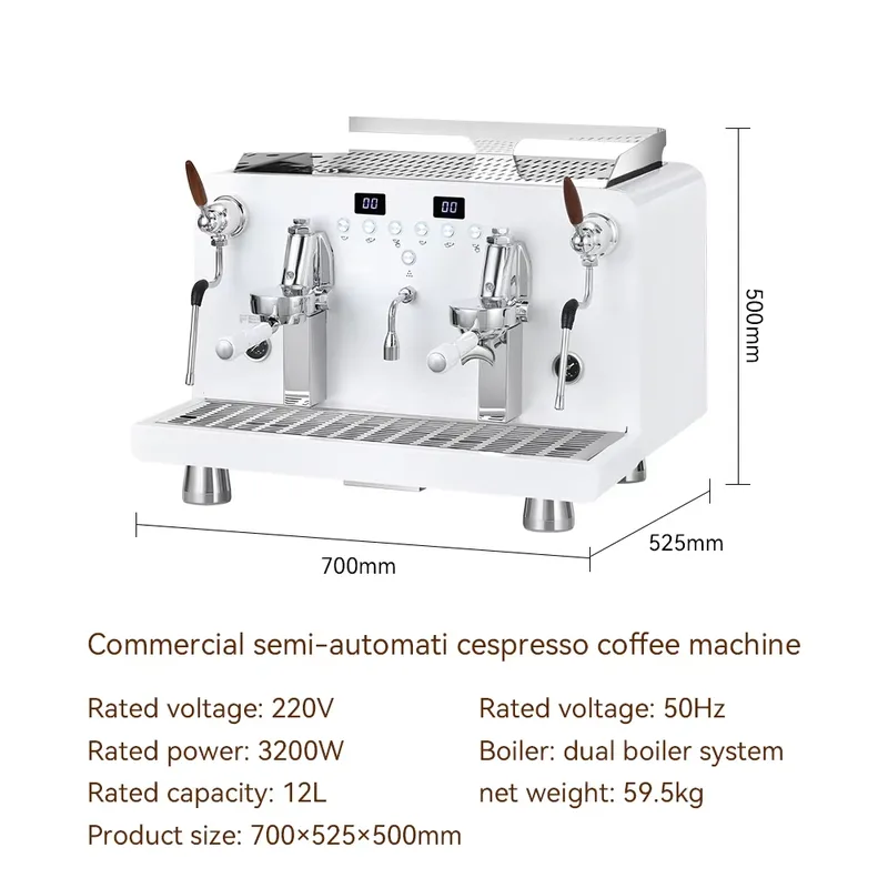【CHIMU HOME】Полуавтоматическая – обзор и цена Commercial Espresso Machine 2 Group