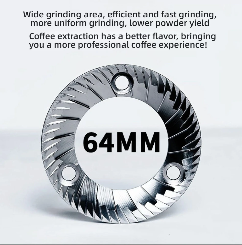 Кофемолка CAFOVO G1005 коммерч – обзор и цена Commercial Coffee Grinder Flat Burr 64Mm