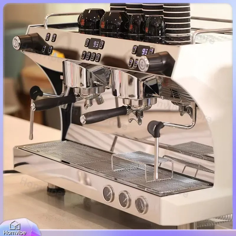 Коммерческая кофемашина с двум – обзор и цена Commercial Espresso Machine 2 Group