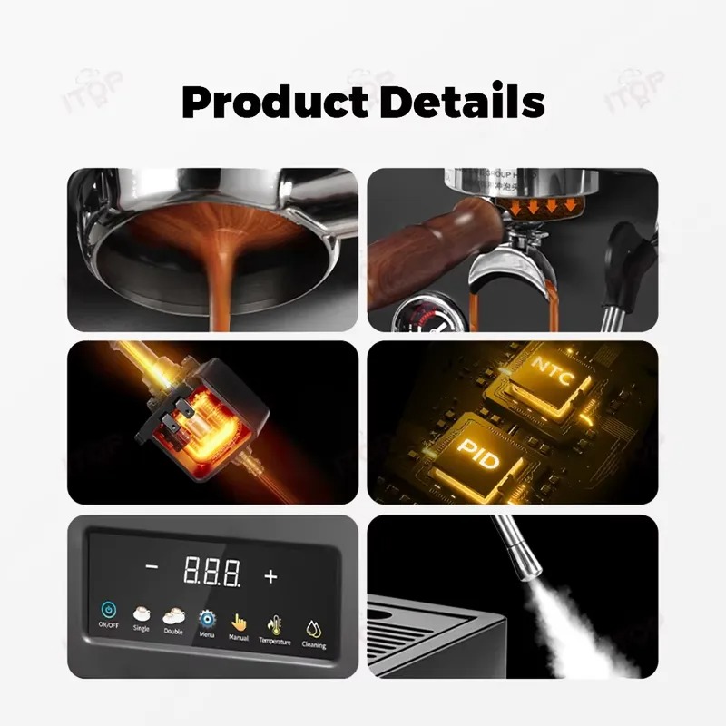 STLF – высококачественная полу – обзор и цена Semi Automatic Espresso Machine Pid